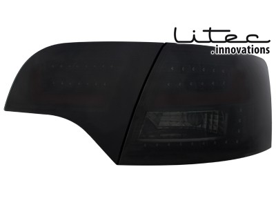 Taillights Audi A4 8E B7 04-08 Avant Dynamic LED black/smoke