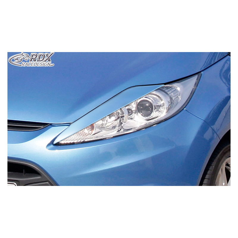 Koplampspoilers  Ford Fiesta VII 2008-2012 (ABS)