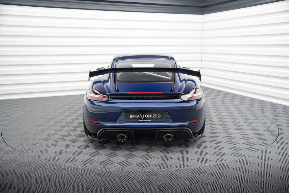 Zijdiffusers Porsche 718 Cayman GT4 RS Maxton Glans Zwart