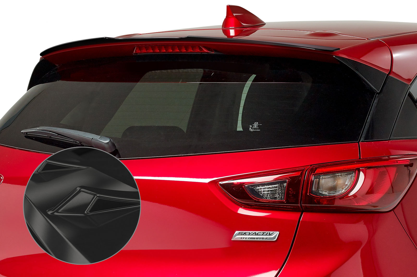 Achterspoiler Mazda CX-3 (2015–) Glans Zwart – CSR Automotive
