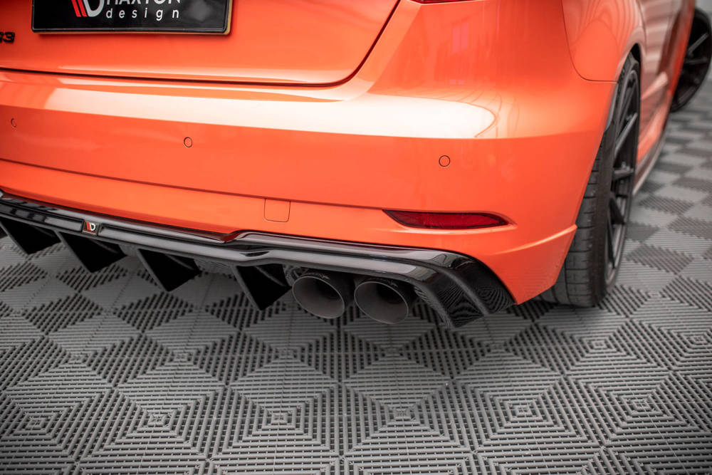 Diffuser V.2 Audi RS3 8V Sportback Fl Maxton Glans Zwart