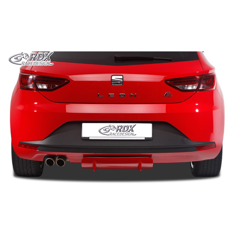 Achterskirt 'Diffusor U-Diff'  Seat Leon (5F) incl. FR/SC/ST 2012-2020 (PU)