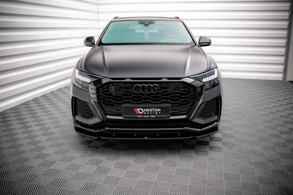 Voorspoiler V.1 Audi RSQ8 Maxton Glans Zwart