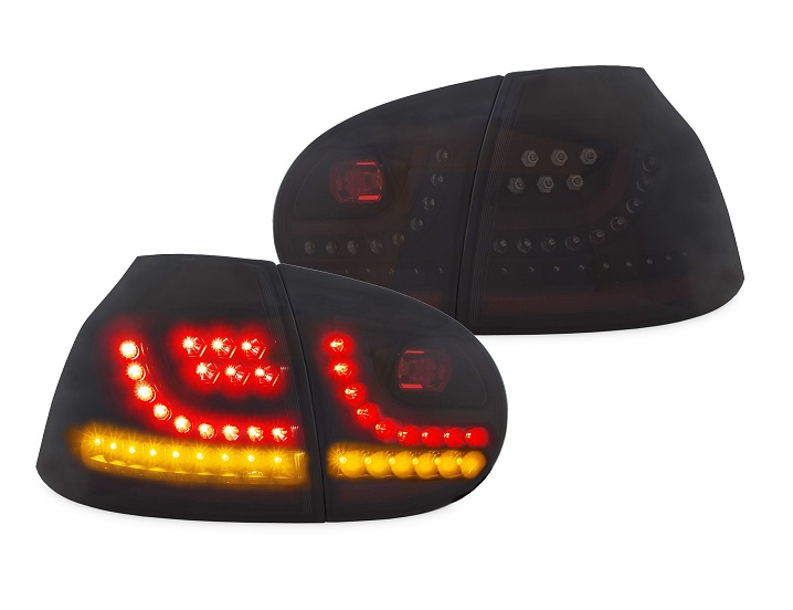 Taillights VW Golf 5 LED Dynamic black