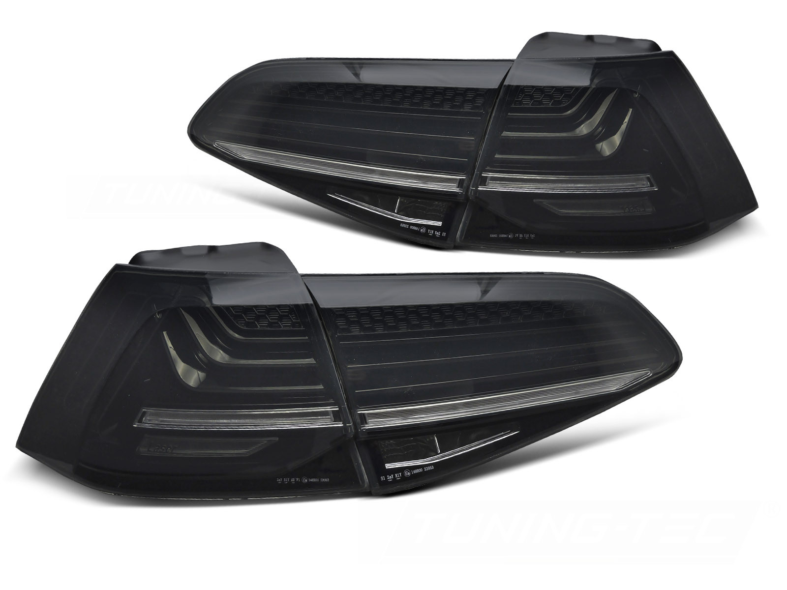 Achterlichten VW Golf VII Dynamic Facelift Laser LED Zwart