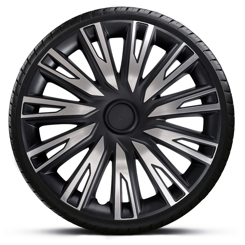 4-Delige Wieldoppenset Copra 16-inch alu/zwart