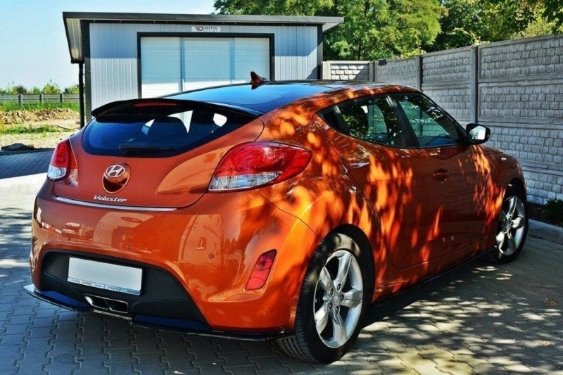 Achterspoiler Hyundai Veloster Glanzend Zwart