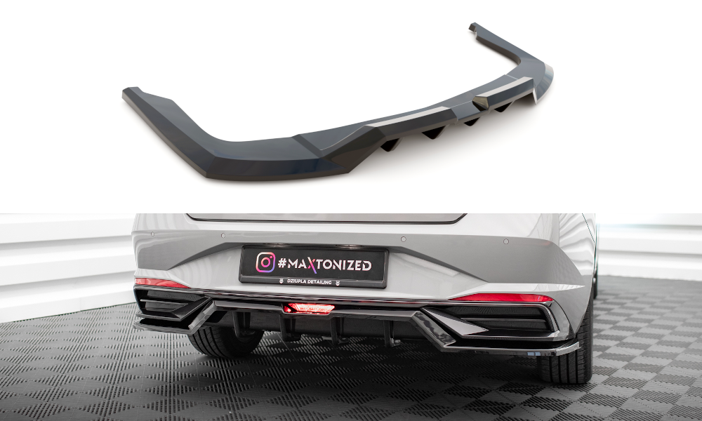 Diffuser Hyundai Elantra 2020 - 2023 Maxton Glans Zwart