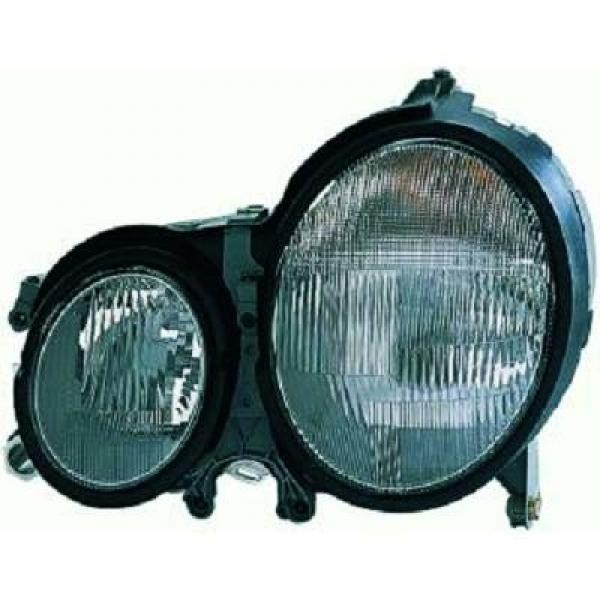 Koplamp links W210 99-02 DEPO H7+H7