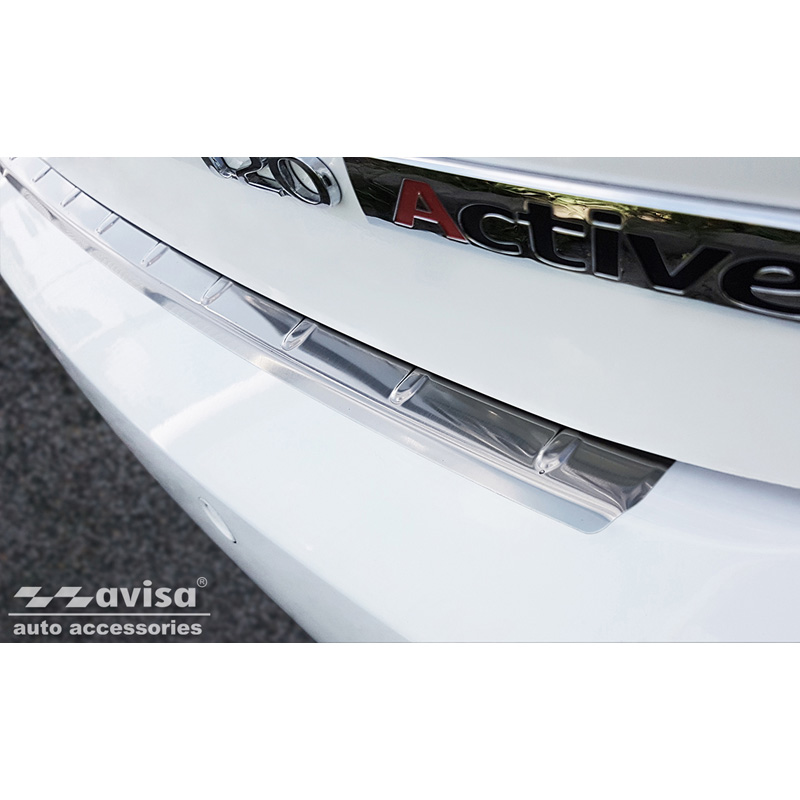 RVS Achterbumperprotector  Hyundai i20 II 5-deurs & Active Crossover FL 2018-2020 - 'Ribs'