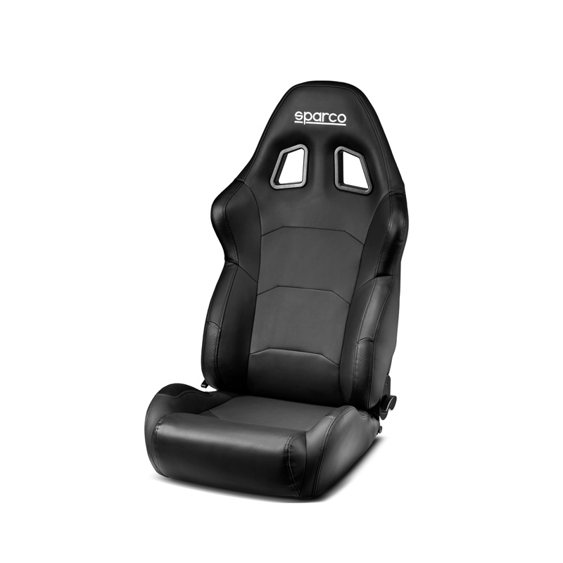 Sparco Sportstoel R500 Torino - Zwart Skai - Verstelbaar