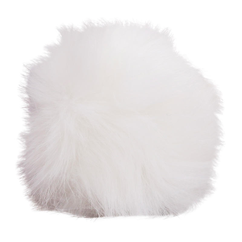 Simoni Racing Pookknophoes Fluffy Fur - Wit