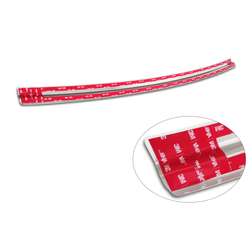 RVS Achterbumperprotector  Mercedes EQC (N293) 2019- 'Ribs'