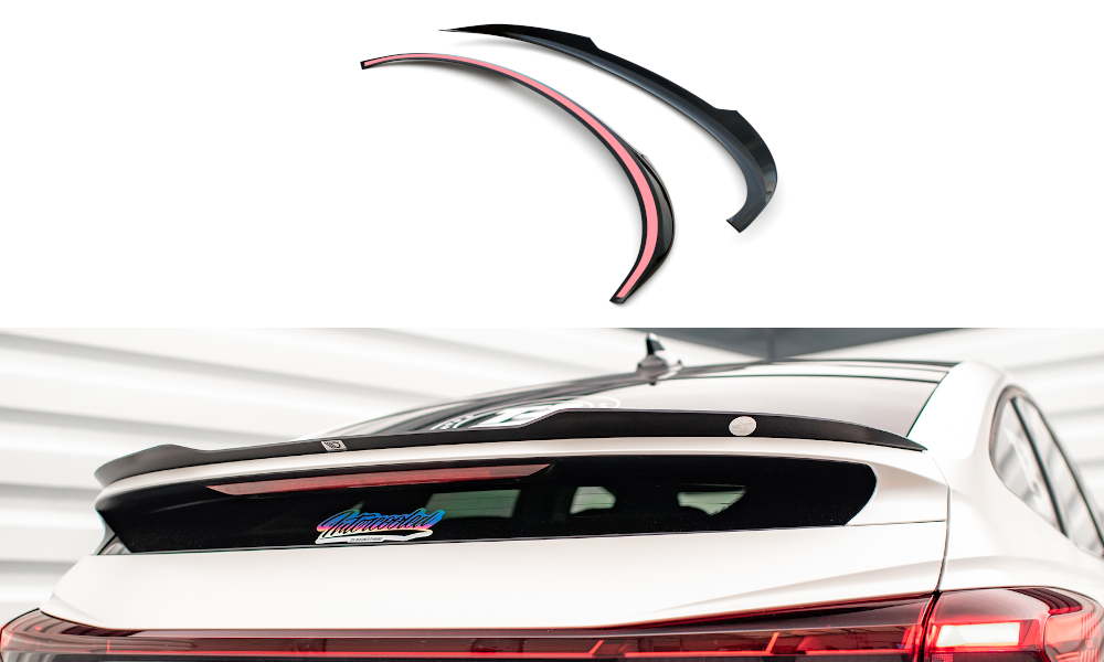 Spoiler Audi Q4 E-Tron Sportback Maxton Glans Zwart