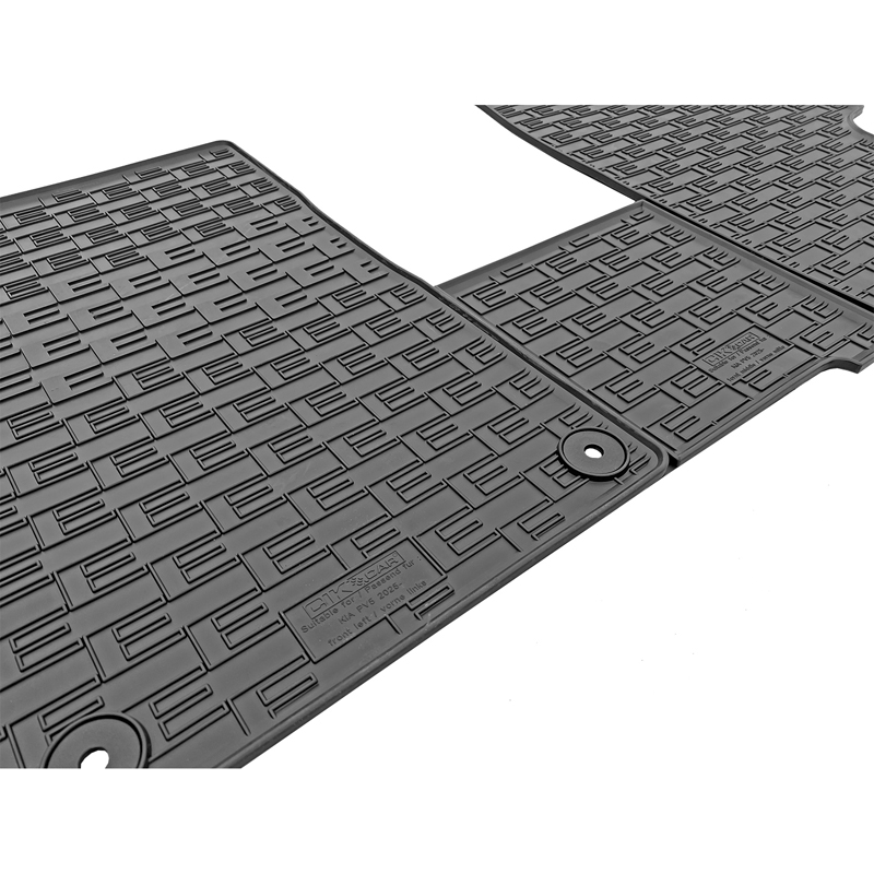 CIKCAR Rubber matten  Kia PV5 (EV) 2025- (alleen voor) (3-delig + montagesysteem)