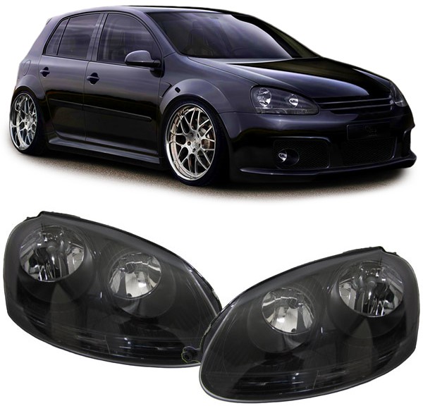 Faros VW Golf V Black/cristal Electric