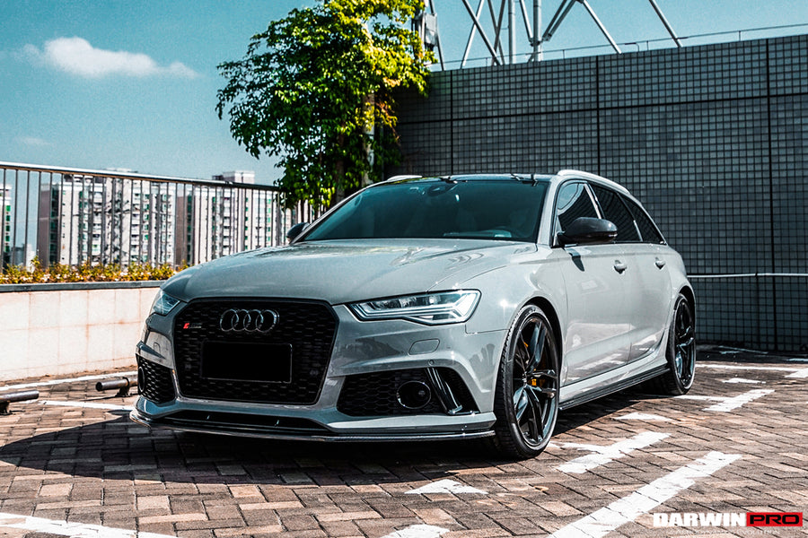 Audi RS6 Avant Carbon Fiber Bumper Canards 2013-2018