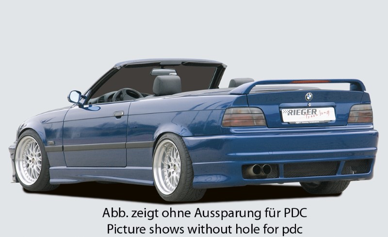 Achterbumper BMW E36 E46-Look Niet compact Rieger