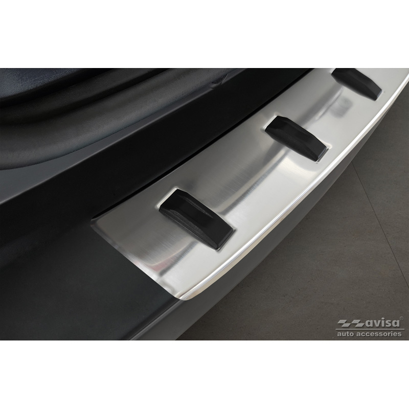 RVS Achterbumperprotector  Dacia Duster 2010-2013 & Facelift 2013-2017 'STRONG EDITION'