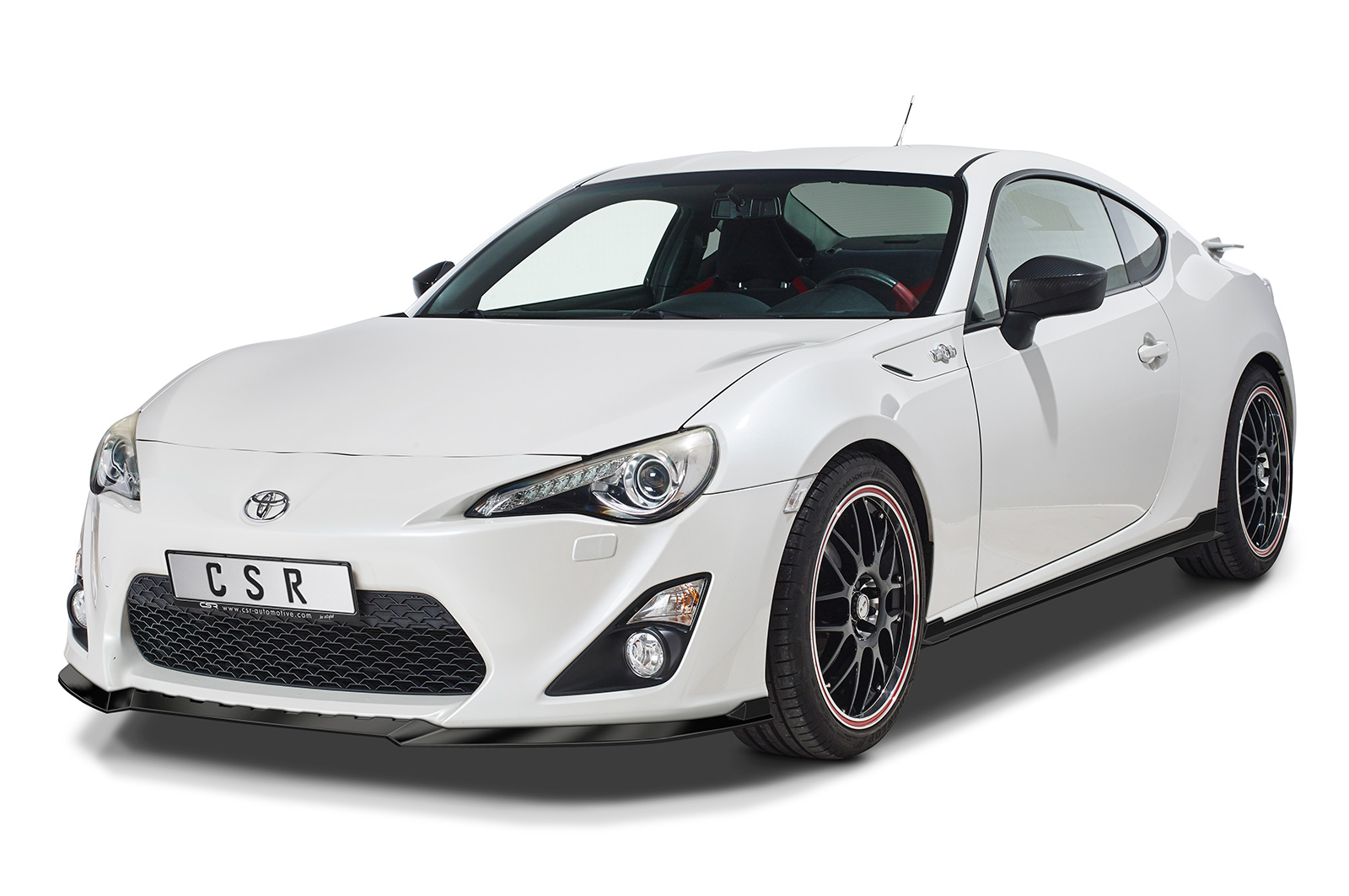 Zijskirts Toyota GT86 (ZN6) CSR glans Zwart