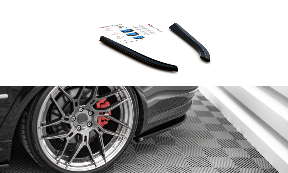 Achter zijsplitter Audi S8 D3 Maxton