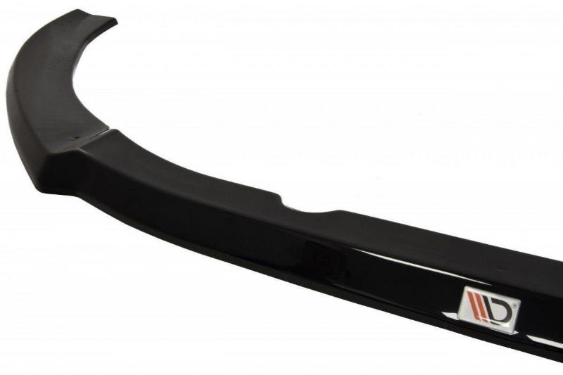 Voorspoiler V.2 Audi RS6 C7 Maxton Glans Zwart