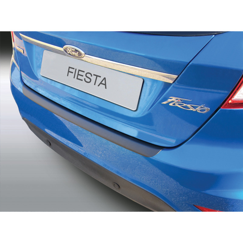 ABS Achterbumper beschermlijst  Ford Fiësta MK7 3/5 deurs 10/2008-6/2017 Zwart