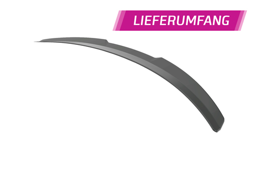 Spoiler Mercedes C Klasse W206 AMG Pakket CSR Glans Zwart