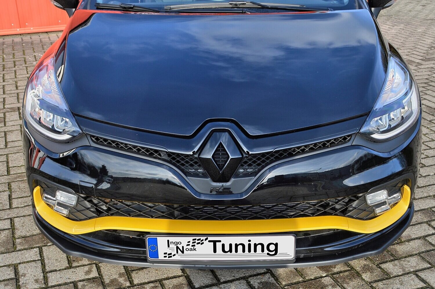 Voorspoiler Renault Clio IV RS Glans Zwart