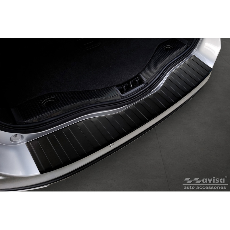 Matzwart RVS Achterbumperprotector  Ford Mondeo V Wagon 2014- 'Ribs'
