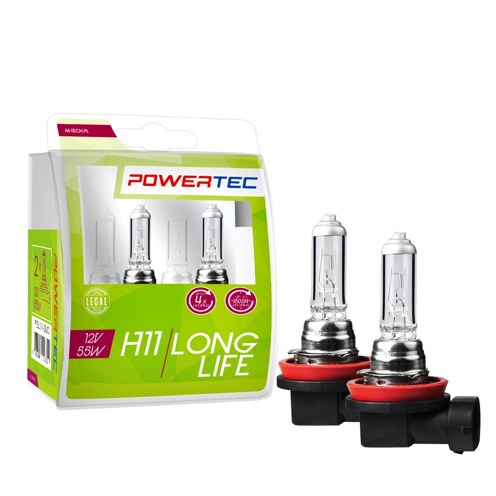Mtech Powertec SuperWhite H11 lampen 12V DUO