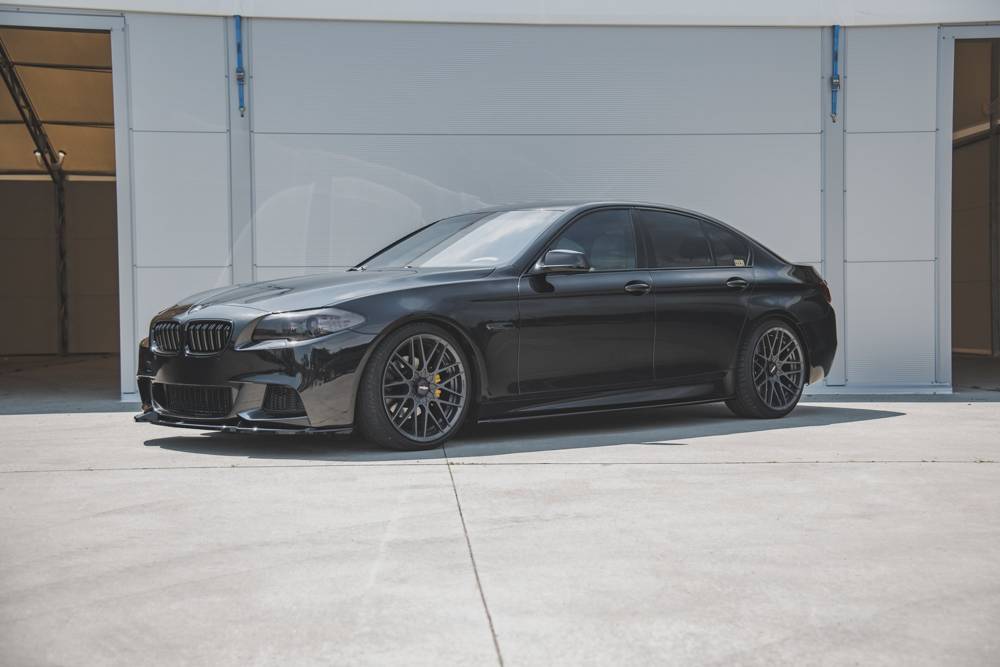 Zijskirts V.2 BMW 5-Serie F10/F11 M-Pakket Maxton Glans Zwart