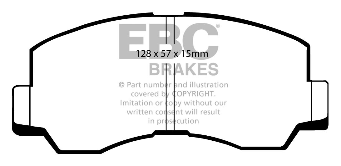 EBC Brakes MITSUBISHI Sapporro 2.0 78-84 Remblokken voorzijde