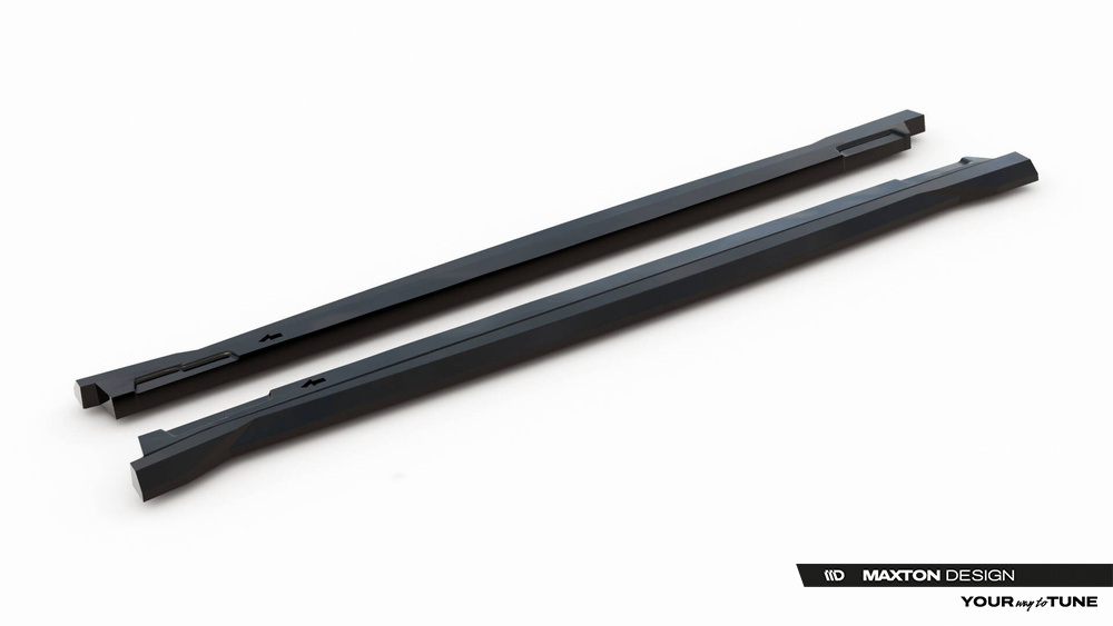 Zijskirts Hyundai Tucson N-Line Mk4 Facelift Glans Zwart Maxton