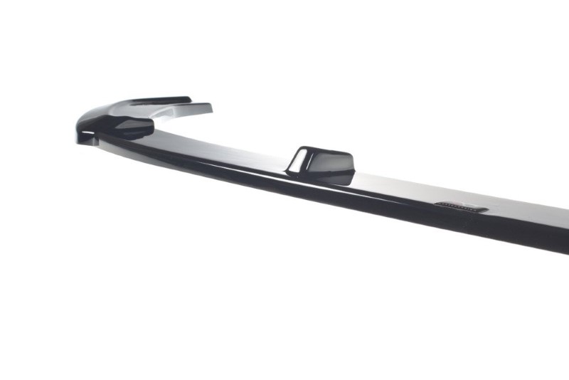 Voorspoiler V.1 Audi RS4 B9 Maxton Glans Zwart