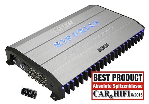 Hifonics versterker 8 kanaals THOR TRX4004DSP
