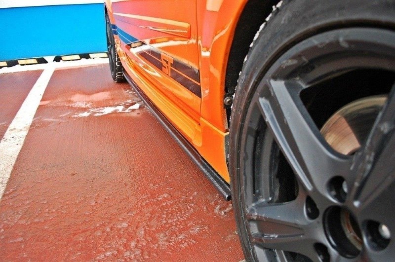Zijskirts Diffusers Ford Focus ST Mk2 Glanzend Zwart