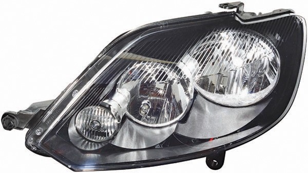 Koplamp rechts GOLF PLUS. 04/09->> HELLA H7+H7+H15