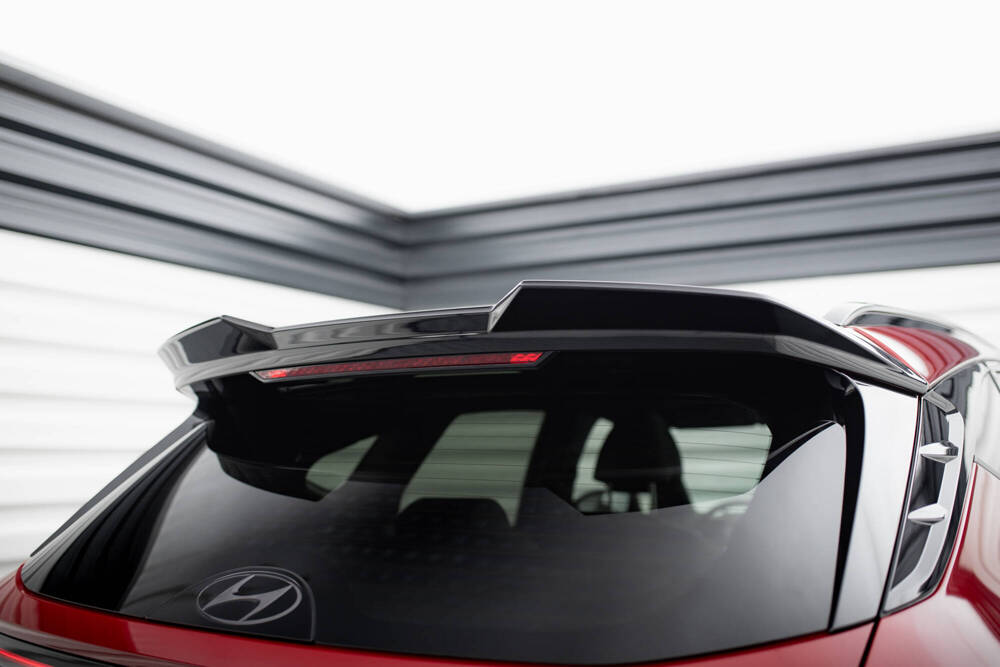 Spoiler Cap 3d Hyundai Tucson N-line Mk4 (ook Facelift) Glans Zwart