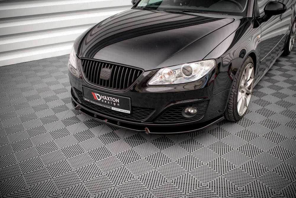 Voorspoiler V.1 Seat Exeo Maxton Glans Zwart