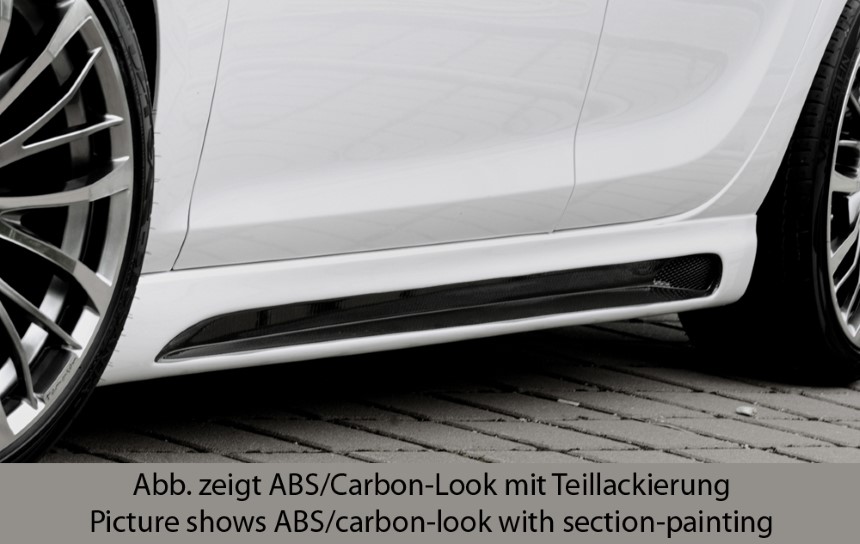 Zijskirts met opening Opel Astra J 5-dr. Rieger
