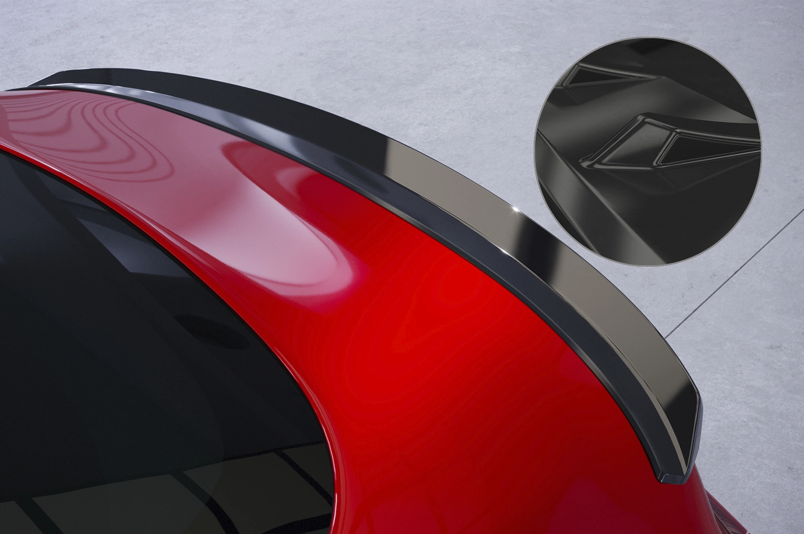 Achterspoiler Tesla Model 3 Glans Zwart – CSR Design (2017- incl. Facelift)