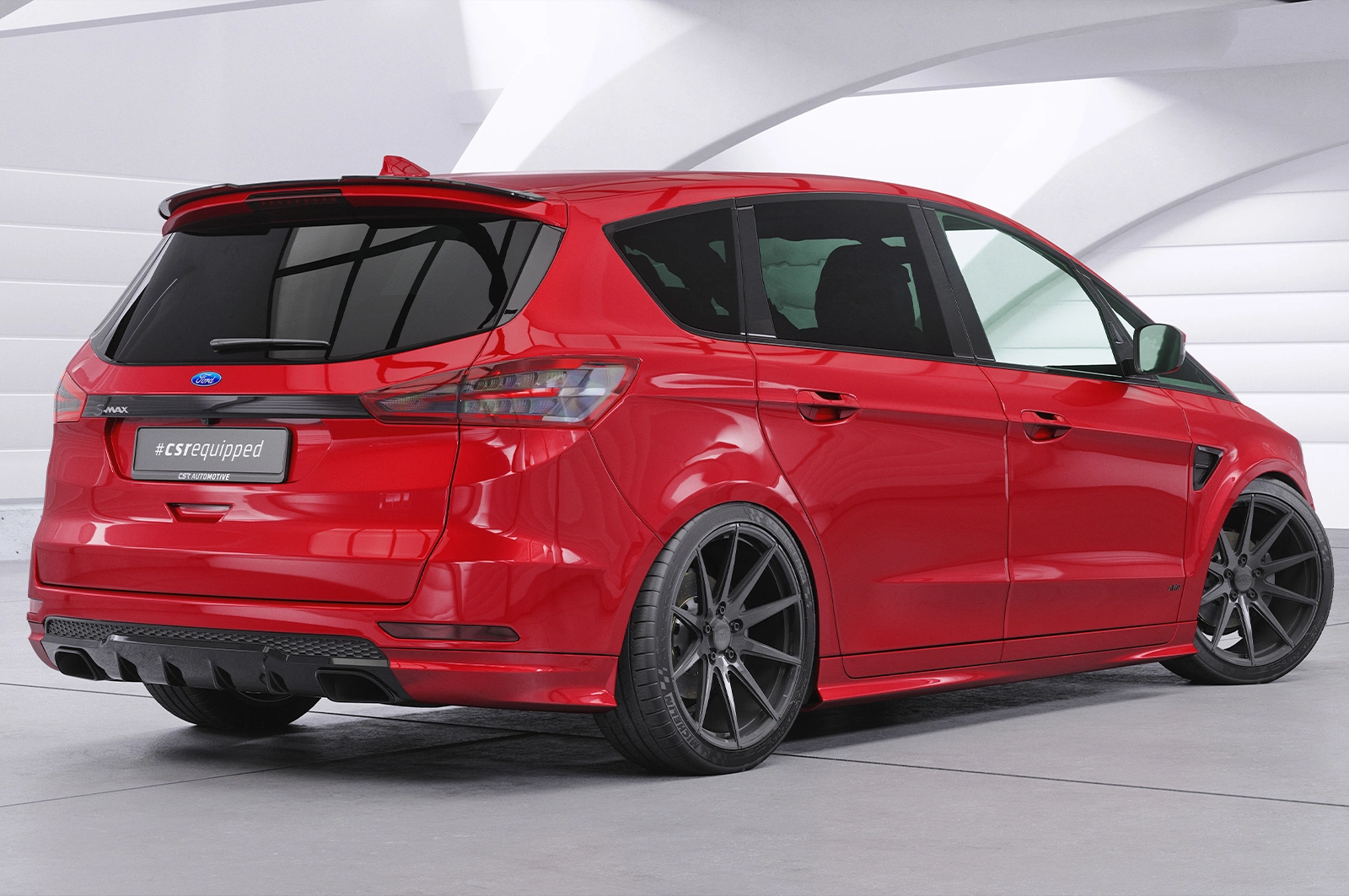 Achterspoiler Ford S-Max 2. Gen (2015–) Glans Zwart – CSR Automotive