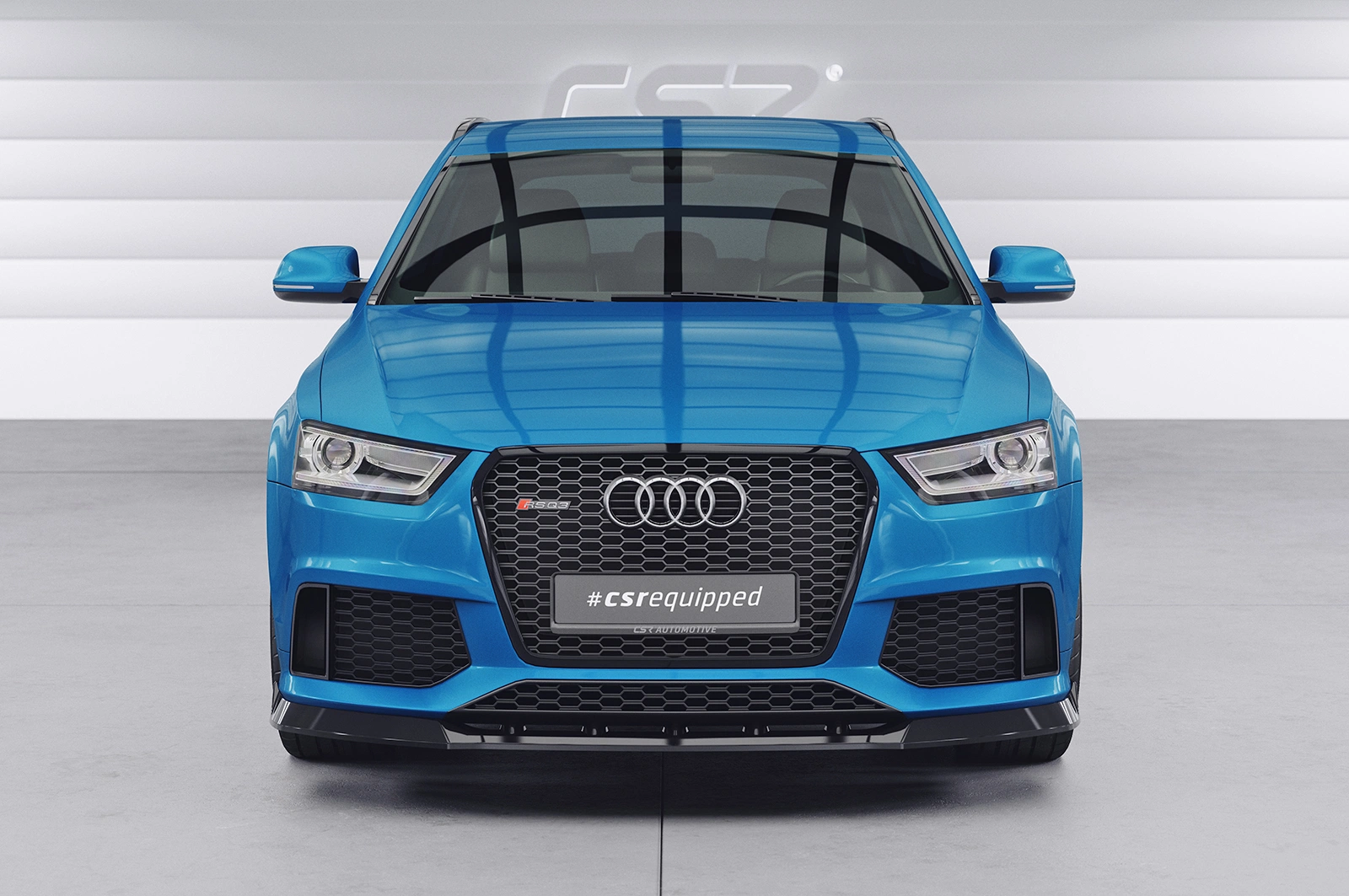 Voorspoiler Audi RSQ3 glans zwart