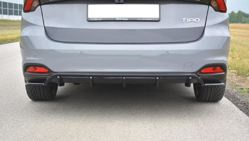 Achter Aanzet Fiat Tipo S-Design Glanzend Zwart