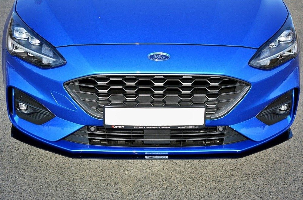 Voorspoiler Ford Focus MK4 ST-LINE 2018-.. Gloss Black