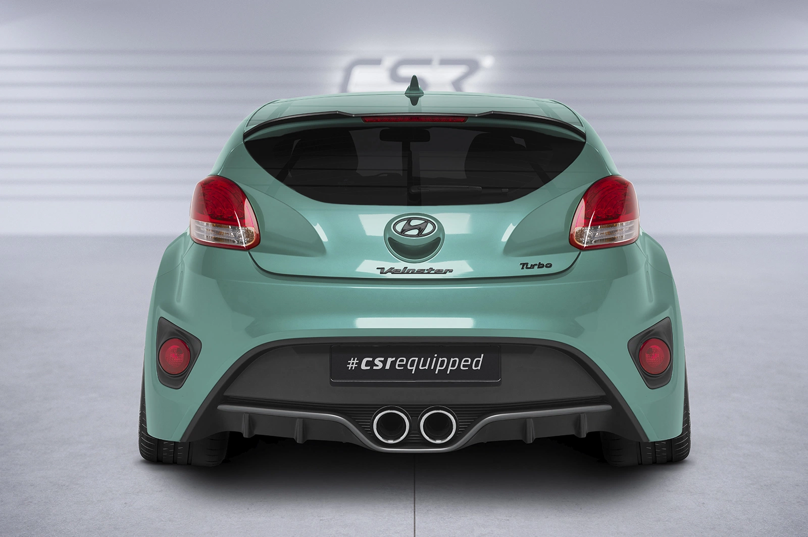 Achterspoiler Hyundai Veloster MK1 Turbo Glans Zwart – CSR Design (2012-2018)