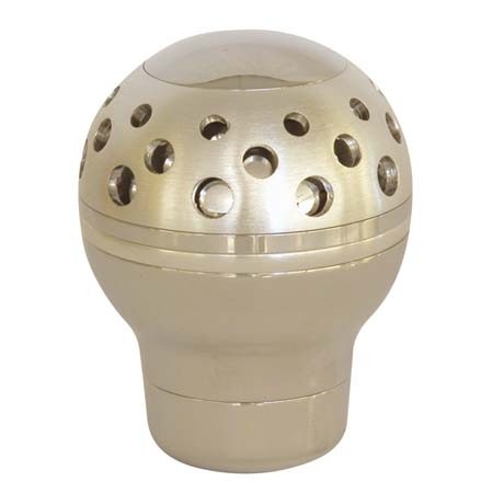 Pookknop perforated aluminium