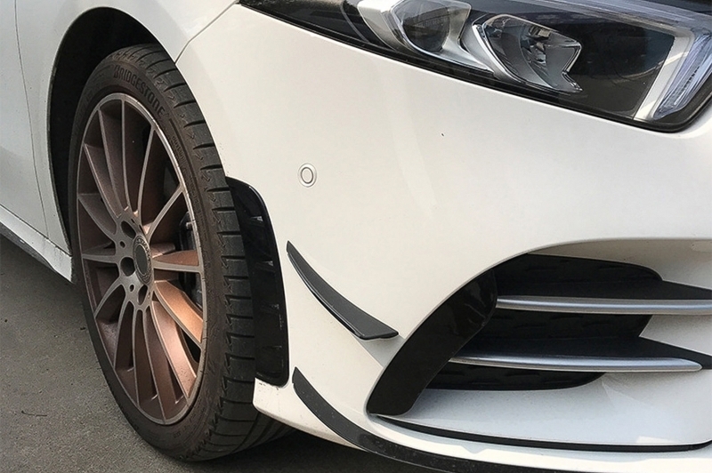 Zij-Intakes Mercedes A Klasse W177 Glans Zwart