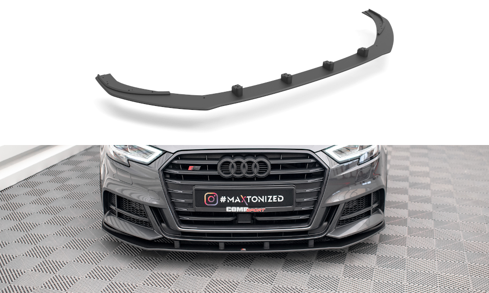 Voorspoiler Street Pro Audi S3 Sportback 8V FL Maxton